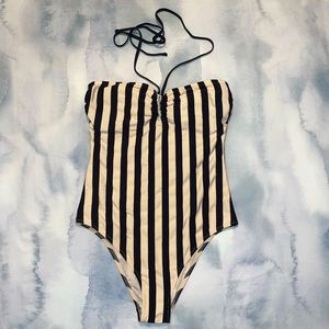 Oysho One Piece Halter Swimsuit